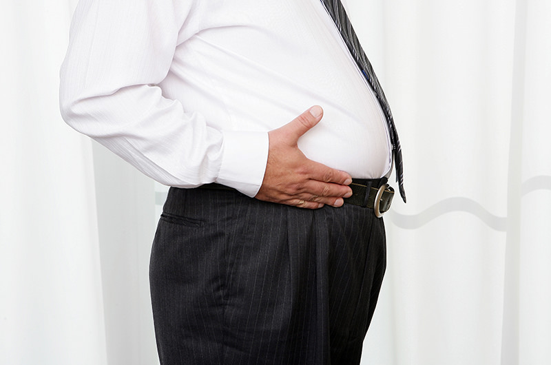 内蔵脂肪型肥満となり、病気リスクが高まった状態です